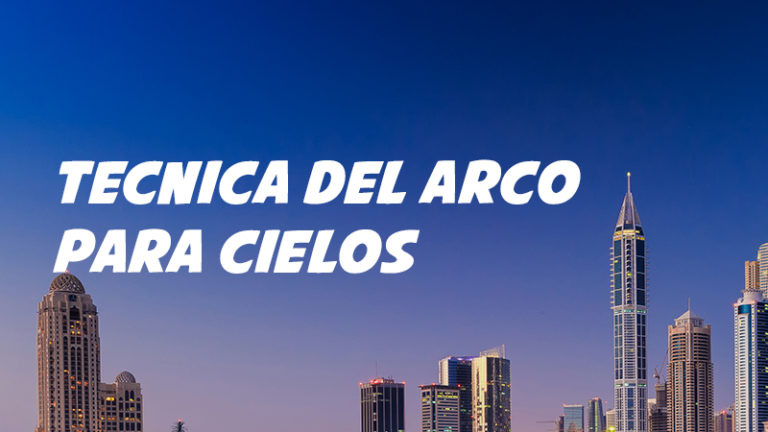 LA TÉCNICA DEL ARCO PARA PINTAR CIELOS